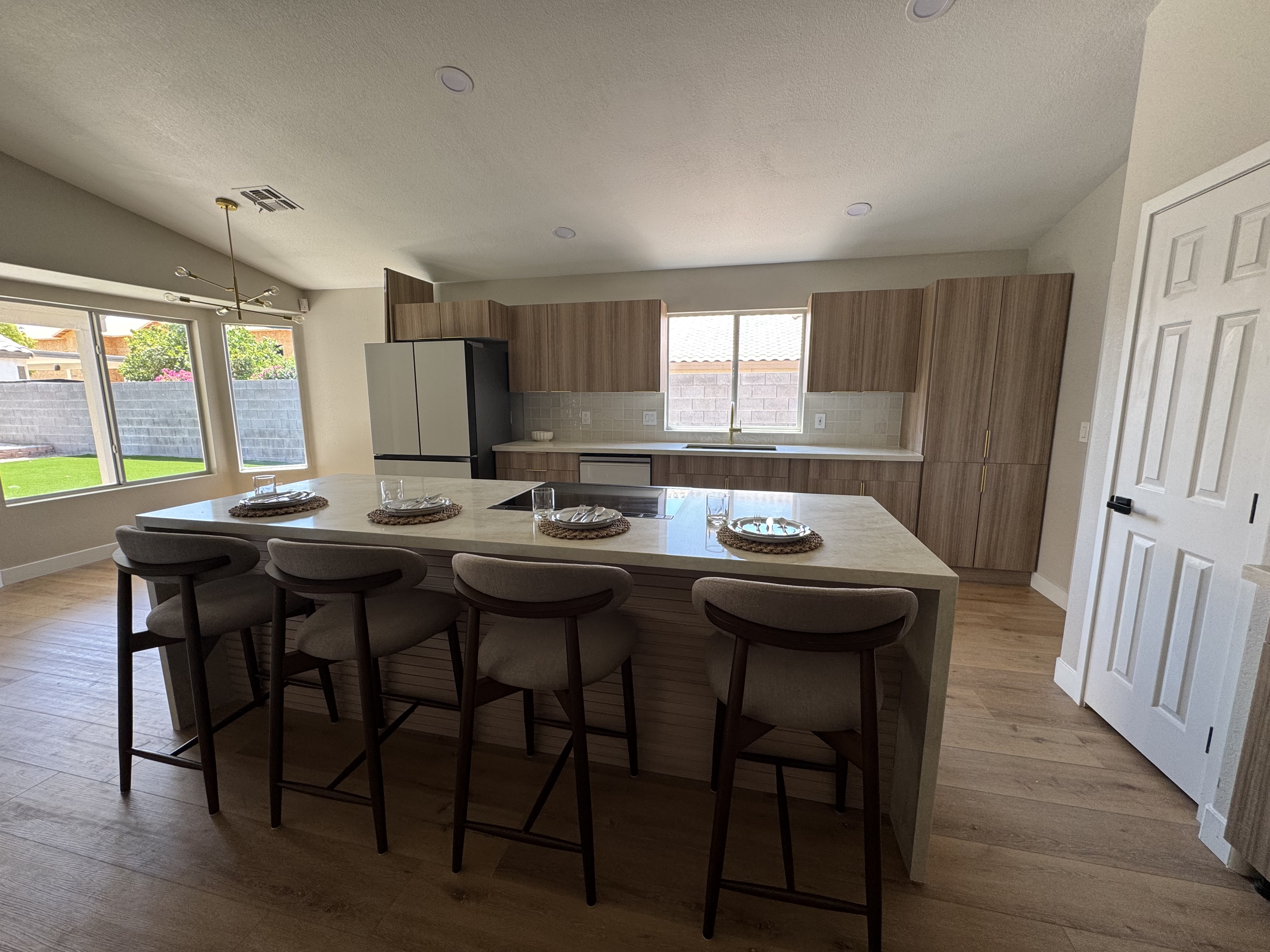 Completed renovation project